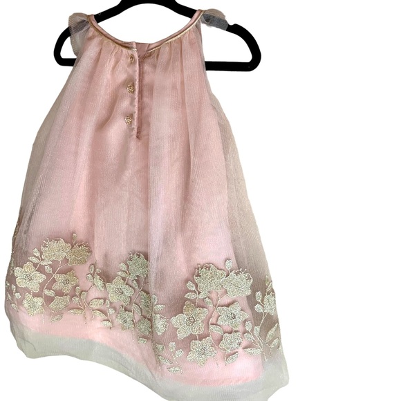Catherine Malandrino Girls Special Occasion Fancy Dress Pink Blush Embroidered - Picture 11 of 11